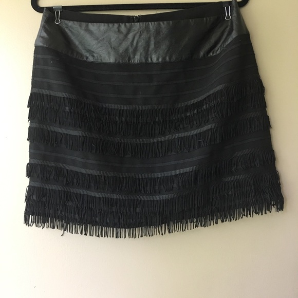 SOLD SAKS flirty fringe skirt - Picture 1 of 3